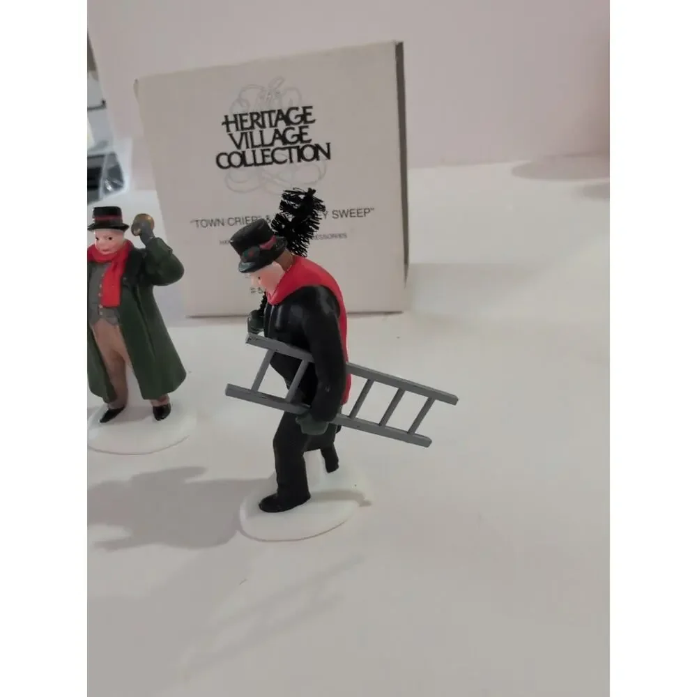 Dept 56,Heritage Village Accessories - Town Crier &‎ Chimney Sweep #5569-7